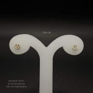 Broquel bicelado 4mm blanco