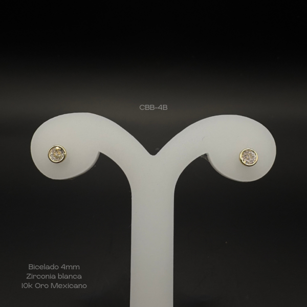 Broquel bicelado 4mm blanco