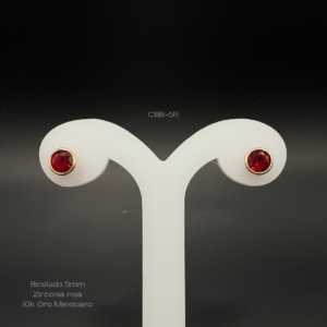 Broquel bicelado 6mm rojo