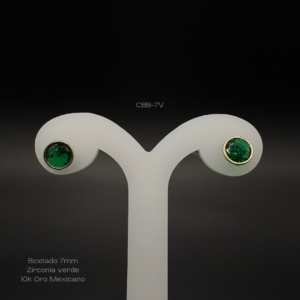 Broquel bicelado 7mm verde