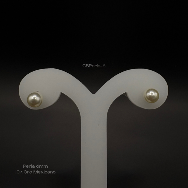 Broquel perla 6mm
