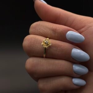 A01AN Anillo 10k Italy