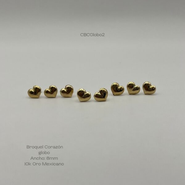 CBCGlobo2-B Broquel Corazón Globo