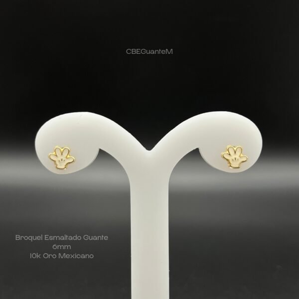 Broquel Esmaltado de guante de Mickey Mouse