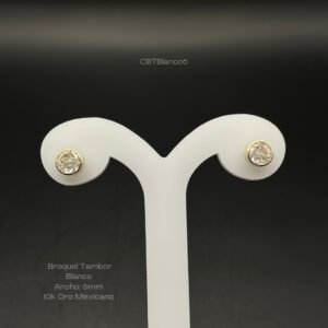 Broquel Tambor Blanco 6mm